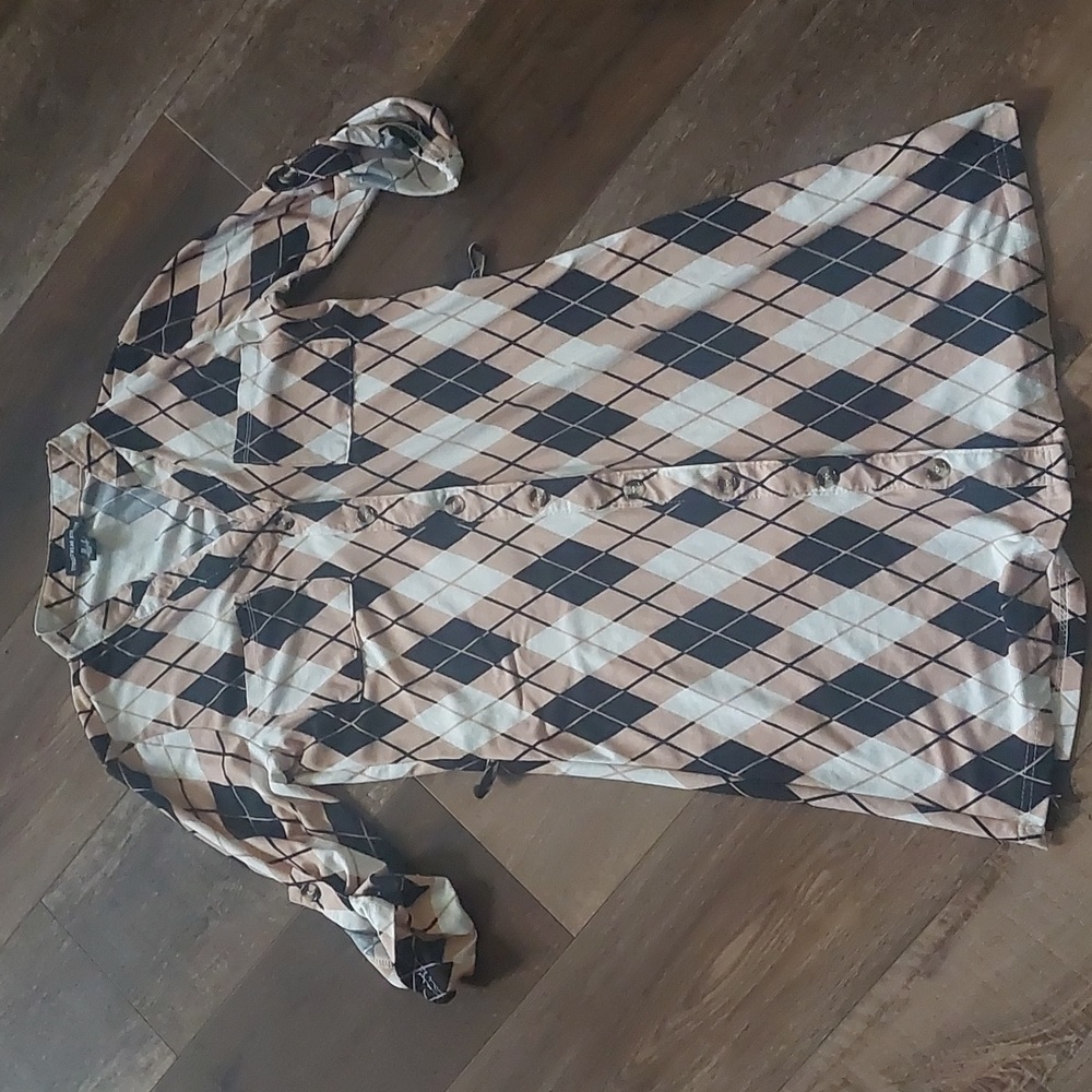 Diamond print tunic‎